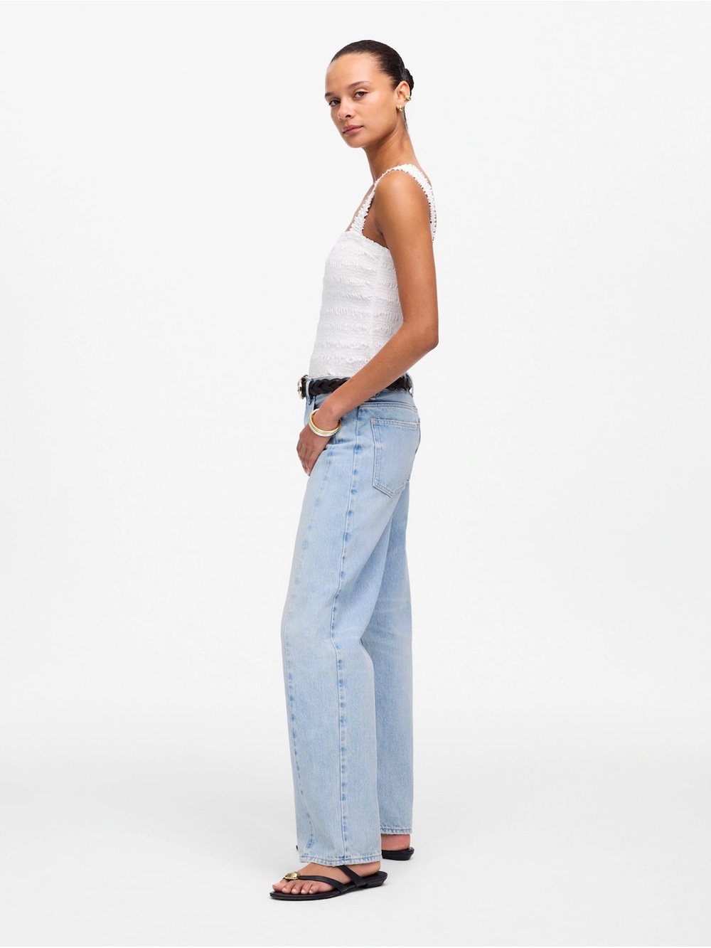 Madewell Pieced Barrel Jeans - 25